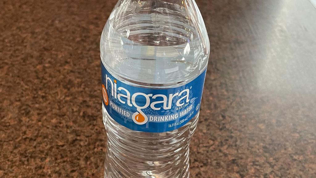 Bottled Water · Half liter.