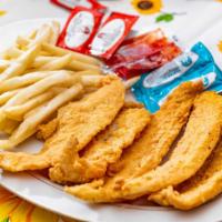 Fish Combo · (1, 2, 3, 4, or 5 pieces) Fish,  Tartar Sauce, 1 Side Order (french fries, cole slaw, mashed...