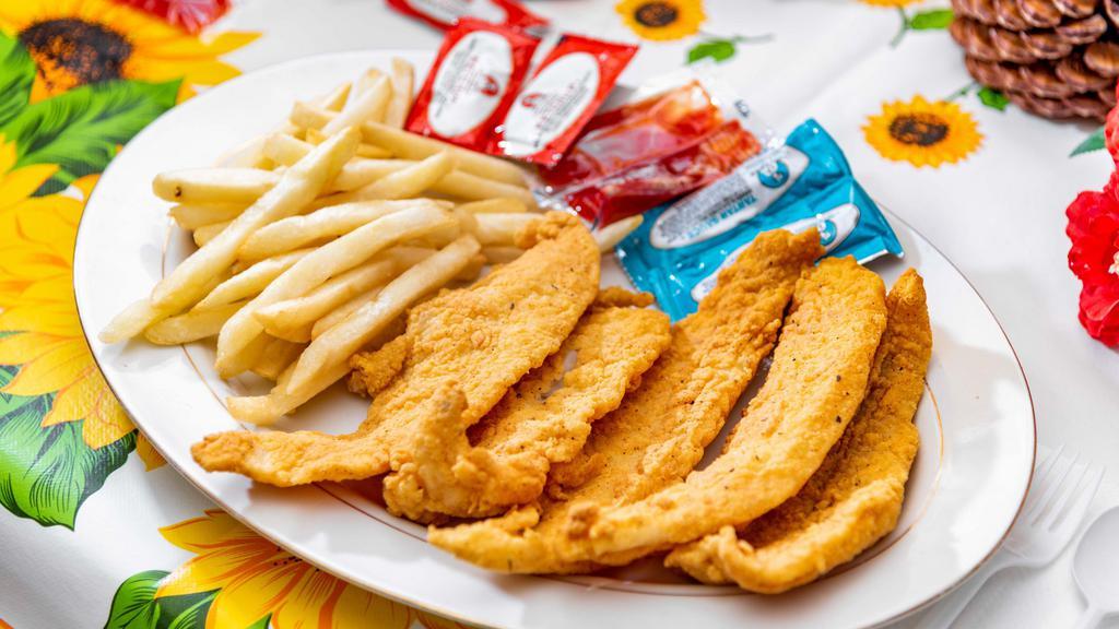 Fish Combo · (1, 2, 3, 4, or 5 pieces) Fish,  Tartar Sauce, 1 Side Order (french fries, cole slaw, mashed potatoes, fried rice)