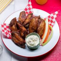 8 Pcs  All Natural Wings · all natural (no hormones or antibiotics)  chicken wings cooked to perfection. Choose your fa...