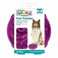 Outward Hound - Fun Feeder Slow-Bowl - Purple Large · 