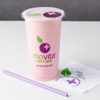 Berry Powerful Smoothie · almond milk, strawberry, banana, granola, pecan, protein, and organic agave nectar.