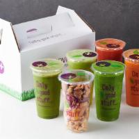 1-Day Kit Cleanse Kit · The 1-Day Cleanse Kit includes 5 - 24oz. natural, raw juices made from 100% natural fruits a...