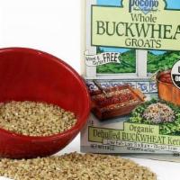 Pocono Whole Buckwheat Groats · A groat is what remains after the outer black hull is removed. USDA Certified Organic Pocono...