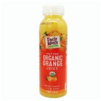 Uncle Matt’S|Organic Pulp Free Orange Juice · This flavorful juice is a proprietary blend of Hamlin and Valencia oranges that is soft-sque...