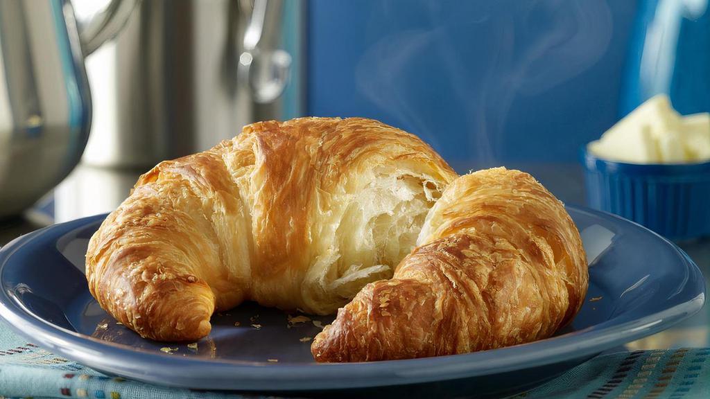 Buttery Croissant · Fluffy, flaky and buttery. Served warm and delicious!