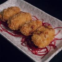 Fried Oysters · Four pieces.