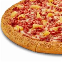 Howie Maui Pizza (Deep Dish) · Bacon, Ham, Pineapple, Mozzarella Cheese.