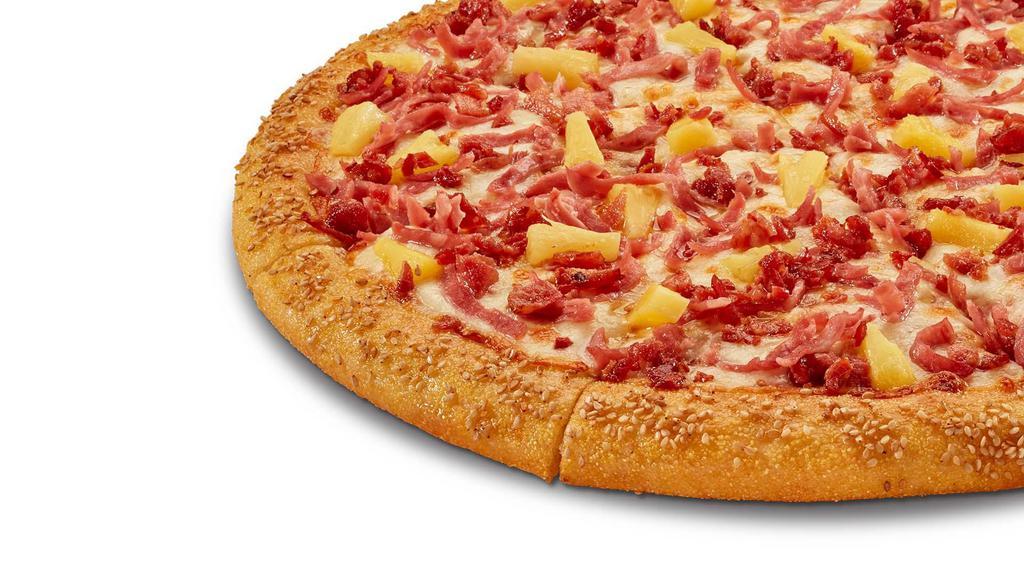 Howie Maui Pizza (Large) · Bacon, Ham, Pineapple, Mozzarella Cheese.