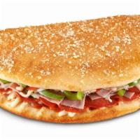 Pizza Deluxe Sub  · 460-620 Cal. Your choice of 3-toppings, cheese & pizza sauce.