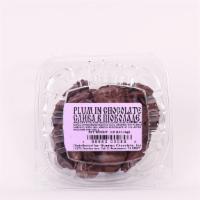 Chocolate Covered Plums · Chocolate covered pitted plums 1LB