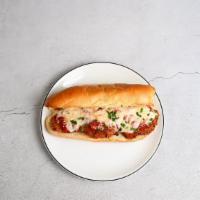 Chicken Parmigiana · Crispy breaded chicken breast with housemade marinara, Parmesan, pecorino, and whole milk mo...