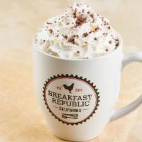 Oreo Cookie Latte · Espresso, vanilla, mocha powder and steamed milk topped with whipped cream and Oreo cookie c...