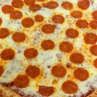 1-Topping Ny Thin Crust Pizza · Dough made fresh daily, fresh mozzarella cheeses, homemade pizza sauce.
Choice of toppings