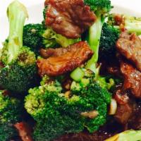 L5 Beef With Broccoli · Served with fried rice pork egg roll or soup.