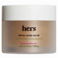 Hers Vegan Detox Exfoliating & Moisturizing Scalp Scrub (8 Oz) · We've all got a lot going on inside our heads, and there’s plenty going on  top of them, too...