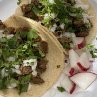 Street Tacos · your choice of meat, onions, cilantro, salsa, lime.