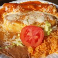 Enchiladas · shredded beef or chicken, choice of red or green sauce, queso, sour cream, lettuce, side of ...