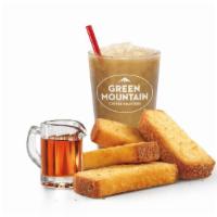 French Toast Sticks (4 Pc.) With Syrup & Drink · Three's a crowd, and four is a delicious bundle of breakfast delight. At least when it comes...