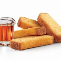 French Toast Sticks (4) · 480 cal. + syrup 90 cal.