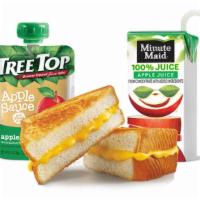 Grilled Cheese Kids' Meal · The delicious cheesy concoction all kids know and love. Two thick slices of Texas Toast with...