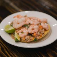 Mixed · Ceviche of choice topped with whole shrimp
