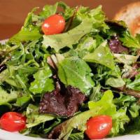Mixed Greens Salad - Full · With balsamic vinaigrette dressing with fresh bread.