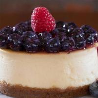 Blueberry Cheesecake (Individual) · Our NY cheesecake topped with a fresh blueberry glaze.