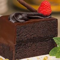 Vegan  Chocolate Cake · Our vegan chocolate cake contains absolutely no dairy, eggs, or animal products of any kind.