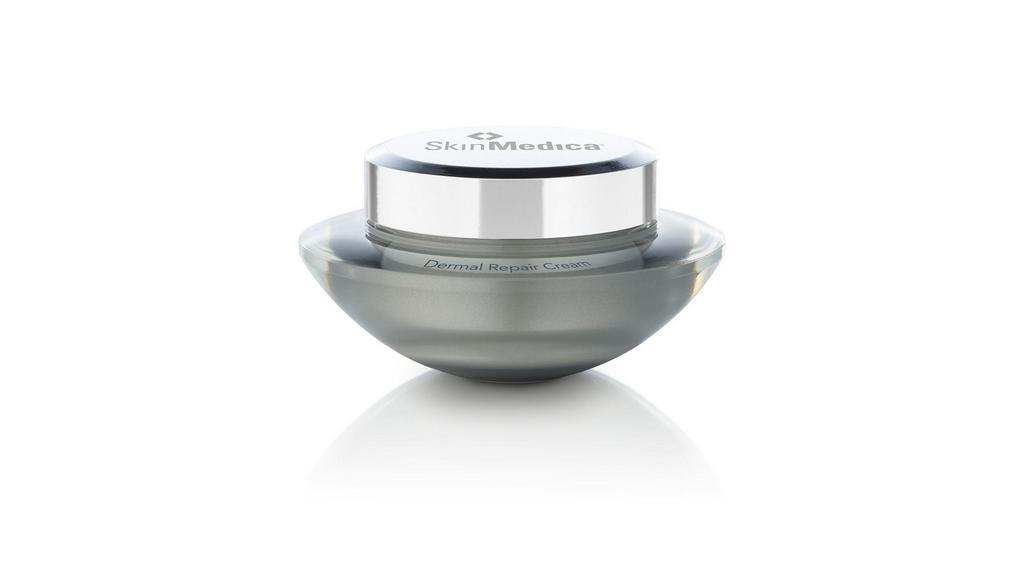 Skinmedica Dermal Repair Cream · 1.7 oz. Ultra rich moisturizer helps prevent moisture loss and improves skin smoothness to restore your skin's natural beauty.

Appropriate for normal to dry skin.

Key benefits of dermal repair cream

Provides intense skin hydration
Helps replenish moisture
Improves smoothness
Intense hydration

Dermal repair cream contains high levels of antioxidant vitamins c and e, along with highly effective moisturizing ingredients like sodium hyaluronate, to provide hydration. Sodium hyaluronate natura