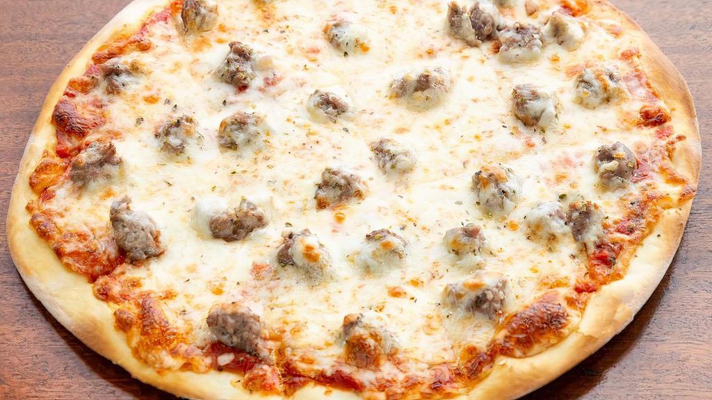 Abe Froman, Personal, Thin · Lil more Cheese, Lil more Sausage. Enjoy more of our special Wisconsin Mozzarella and Chicago Italian Sausage. Fennel, Garlic or Hot.