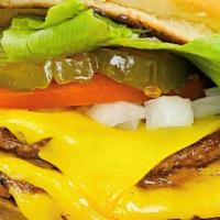 The Deuce Deuce · Favorite. 1/4 lb . two pieces 100% plant-based patties, two pieces cheese, lettuce, tomato, ...