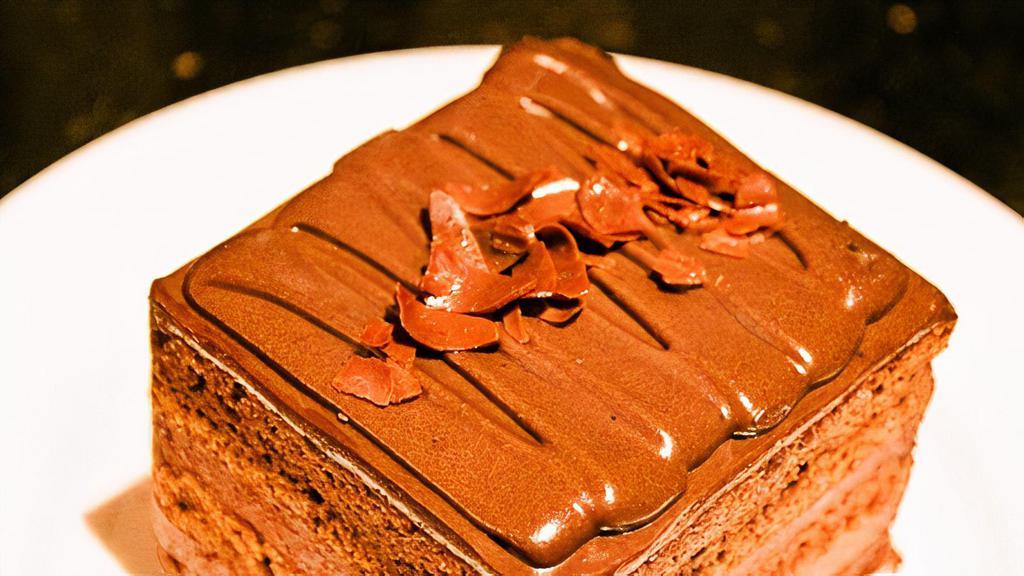 Chocolate Cake · Add ice cream for an additional charge.