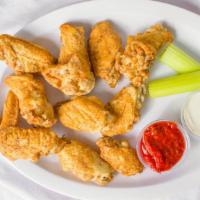 Bbq Wings (10 Pieces) · Served with side of ranch dressing and celery sticks (dine in only)