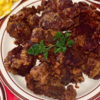Livers · Hand-breaded chicken livers
