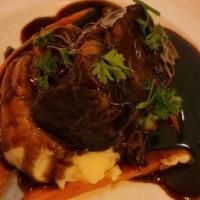 Sienna Ale Braised Short Ribs Family Meal For 4 People · 1 Family Sized Portion: Sienna Ale Braised Short Ribs with mashed potatoes Choice of 1 Famil...