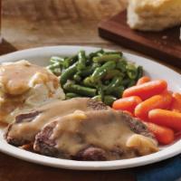 Roast Beef · Thick-cut USDA Choice chuch roast, slow roasted up to 14 hours until fork tender. Served wit...