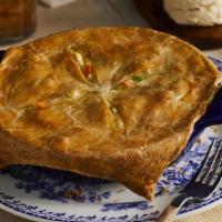Chicken Pot Pie · Our new recipe for a fresh-baked comfort food favorite, with slow-simmered chicken, peas, ca...
