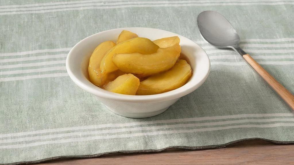 Fried Apples · Enjoy a side of Sliced Fried Apples seasoned with cinnamon and baked in the oven..