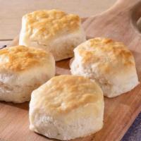 Buttermilk Biscuits (4) · Four hand-rolled Buttermilk Biscuits (160 cal each).