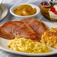 The Cracker Barrel'S Country Boy Breakfast® · Starts with three farm fresh eggs*, Fried Apples, Hashbrown Casserole, and grits. Plus Sirlo...