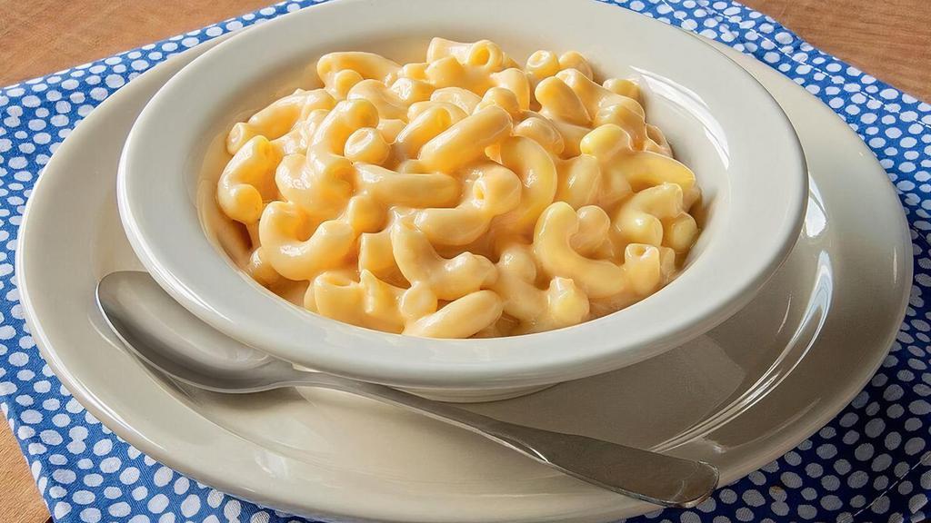 Mmmm Mac N’ Cheese · Our beloved creamy, cheesy Mac n' Cheese. Served with a  Buttermilk Biscuit (160 cal) or Corn Muffin (210 cal). Select kid's drink available with entree..
