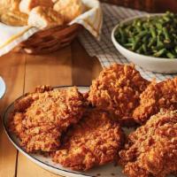 Sunday Homestyle Chicken® Family Meal Basket · Available every day, with boneless chicken breasts, hand-dipped in our special buttermilk ba...