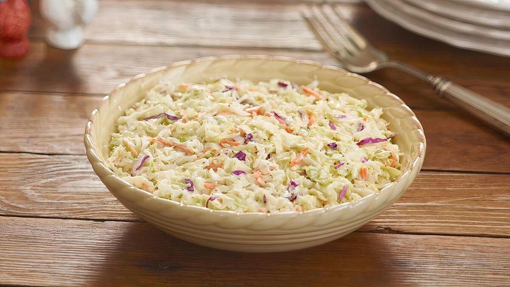 Cole Slaw  · A mix of green cabbage, red cabbage and carrots tossed in a Coleslaw dressing. Ready to serve.