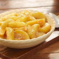 Fried Apples · Sliced Fried Apples seasoned with cinnamon and baked in the oven. Packed hot and ready to se...