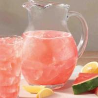 Watermelon Lemonade (Half Gallon) · Our classic lemonade with watermelon flavor.