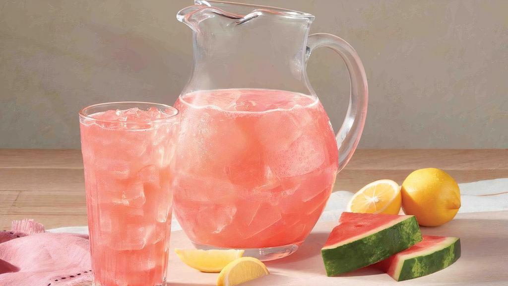 Watermelon Lemonade (Half Gallon) · Our classic lemonade with watermelon flavor.