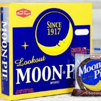 Moonpie, Chocolate, 2.75 Oz, 12 Count Pack · The Original Chocolate MoonPie is made with real sugar. This chocolate-flavored marshmallow ...