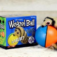 Weazel Ball · Is it alive? The playful weazel chases and jumps the rolling motorball. The Weazel Ball® is ...