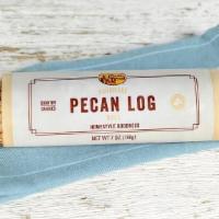 Pecan Log - 7Oz. · An old-fashioned tradition. Our Pecan Logs are a handmade creation of rich nougat, dipped in...